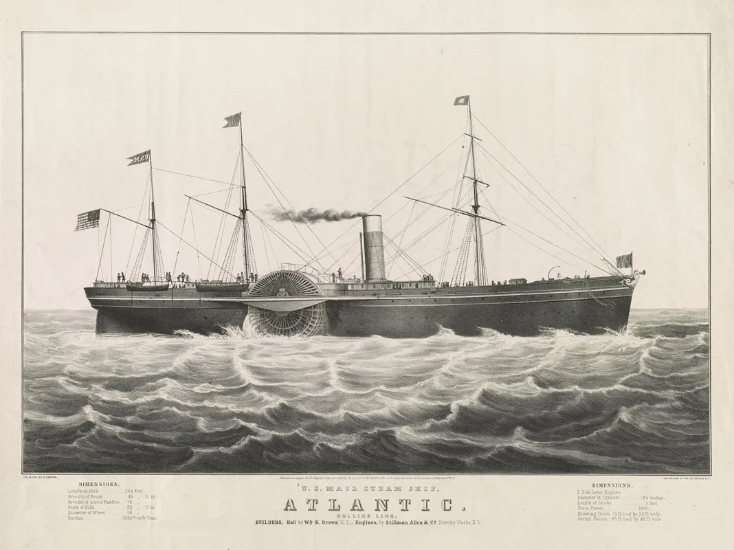 U S Mail Steam Ship Atlantic 2