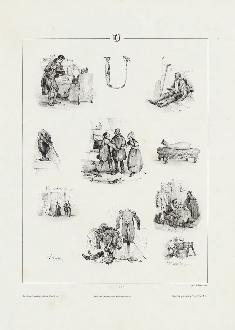 U by Victor Adam - Canvas Print