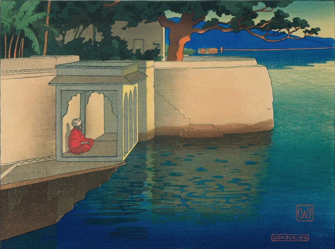 Udaipur by Charles William Bartlett - Canvas Print
