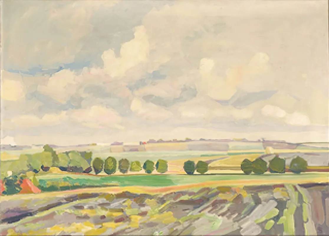 Udsigt Over Sommerlandskab by Fritz Syberg - Canvas Print