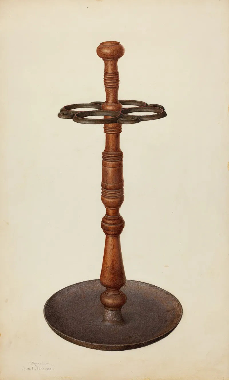 Umbrella Stand 3 by Ernest Busenbark - Canvas Print