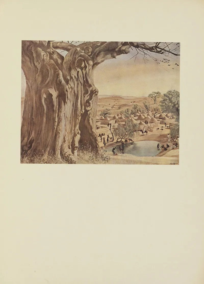 Un Baobab Soudan by Alexandre Jacovleff - Canvas Print