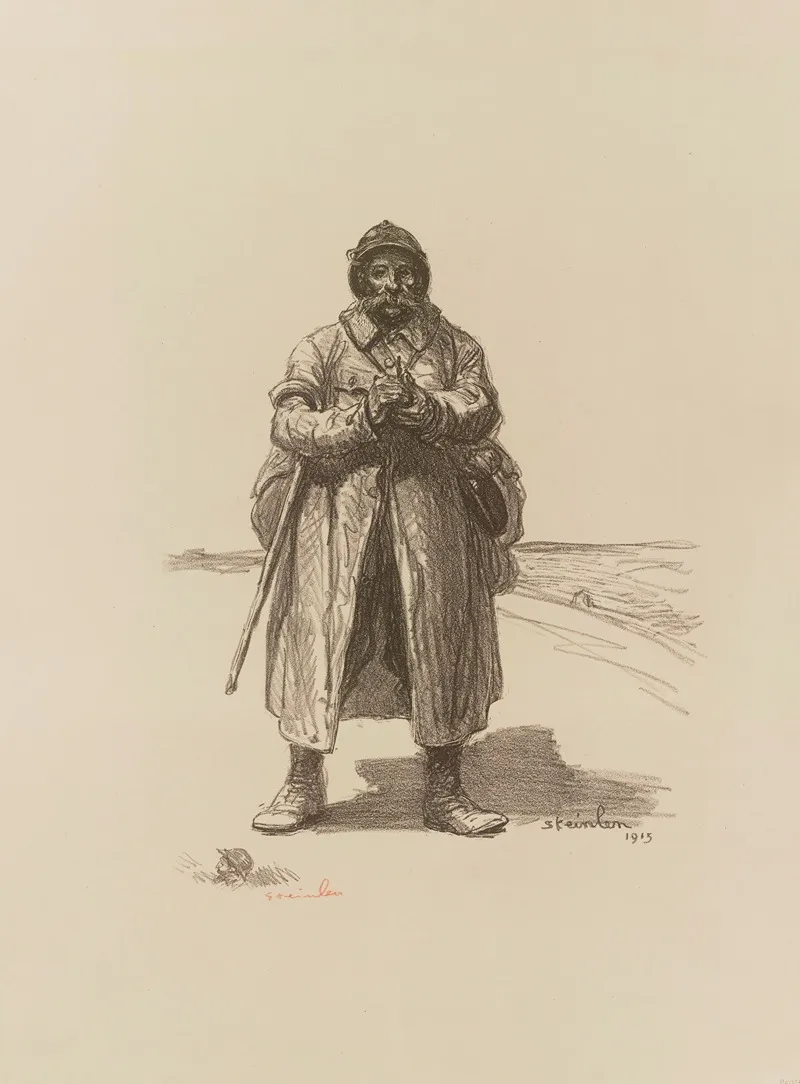 Un Vieux De La Vieille by Théophile Alexandre Steinlen - Canvas Print