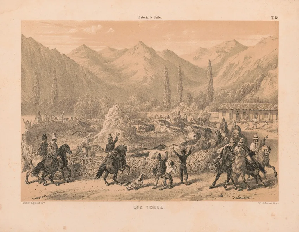 Una Trilla by Pierre Frédéric Lehnert - Canvas Print