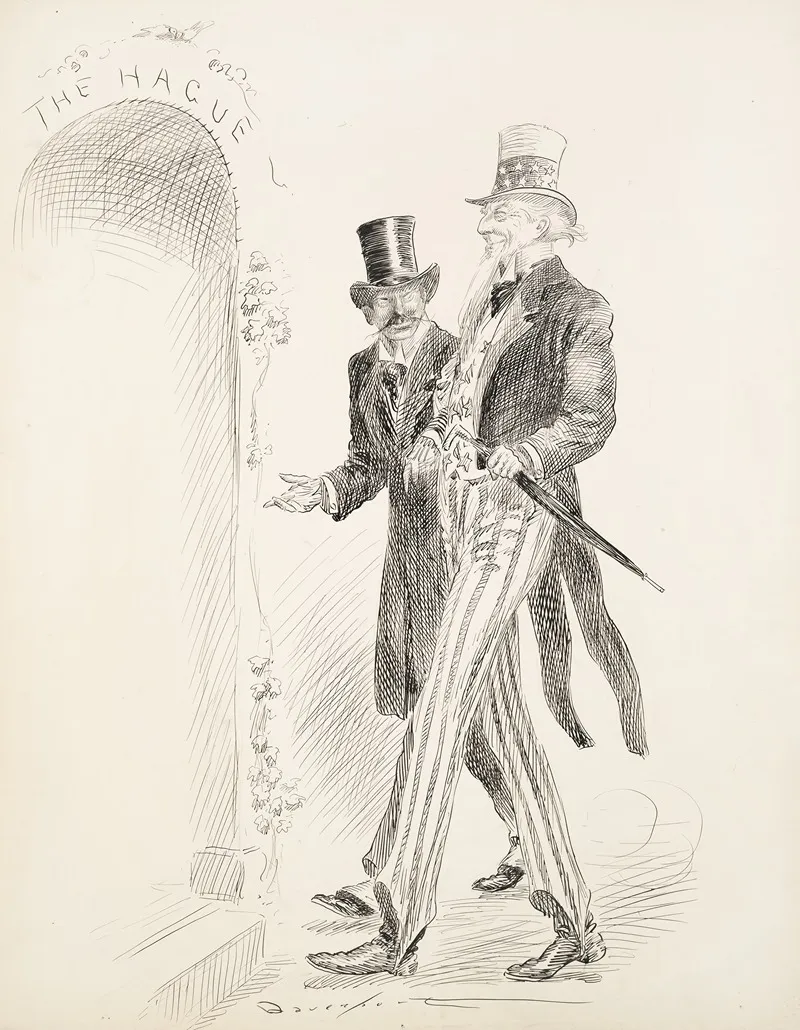 Uncle Sam Is Ushered Into The Hague