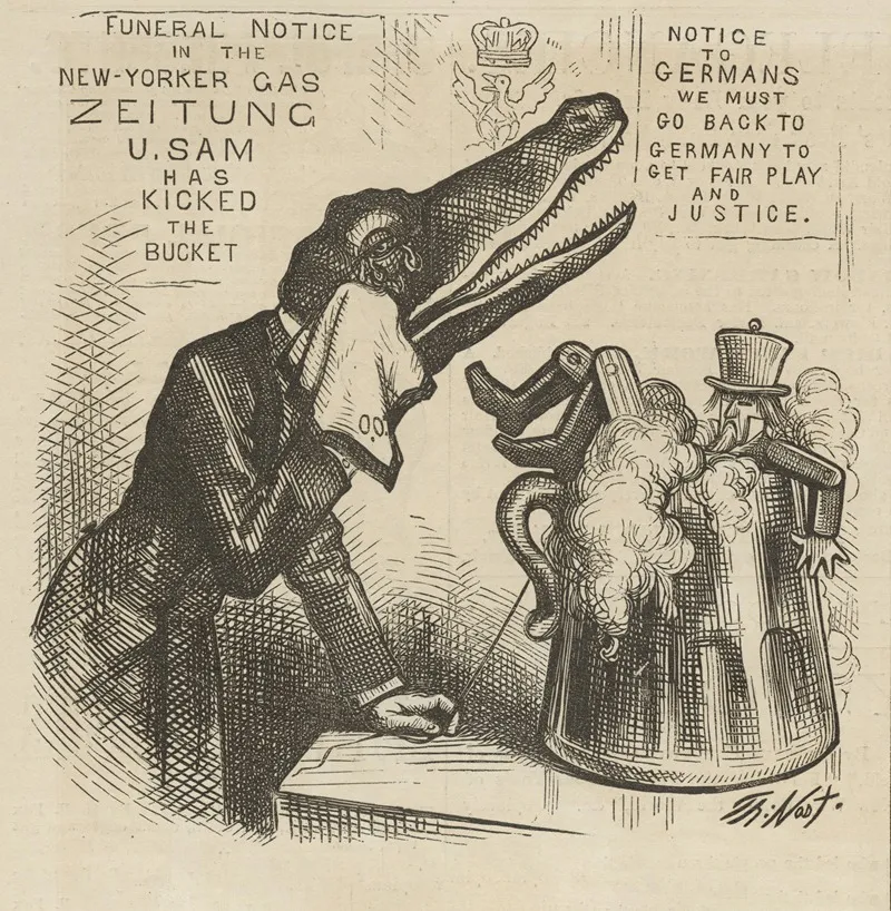 Uncle Sam Put In His Bier