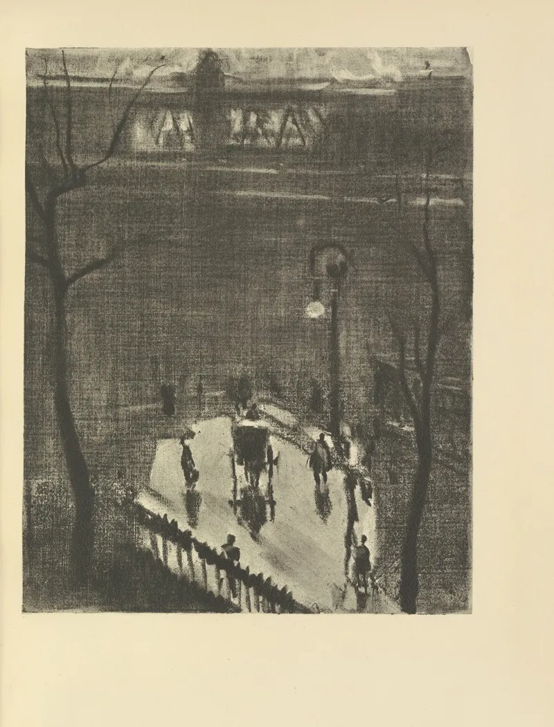 Under Charing Cross by Joseph Pennell - Canvas Print