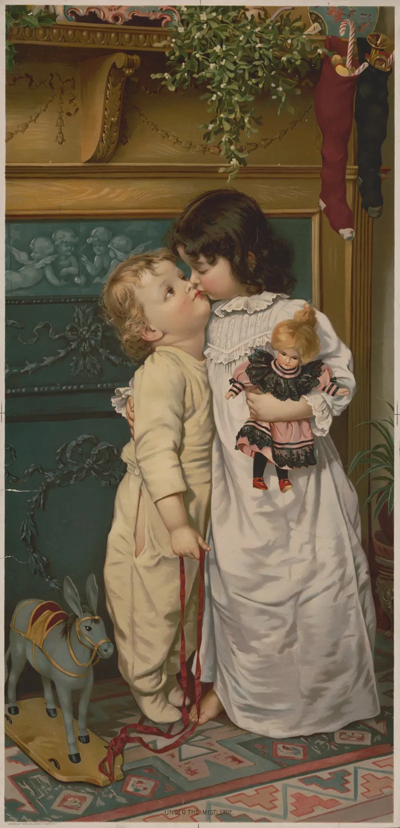 Under The Mistletoe 2 by Knapp &amp; Co. - Canvas Print