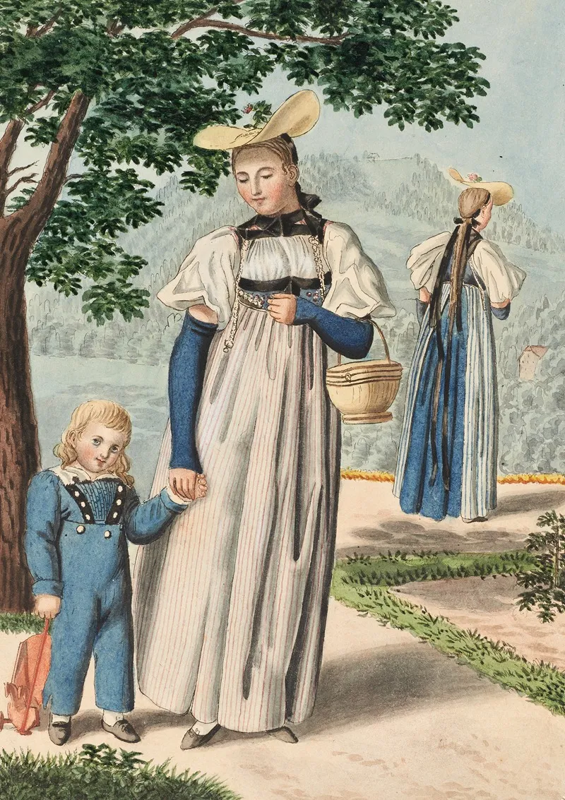 Une Fille Denfans A Berne