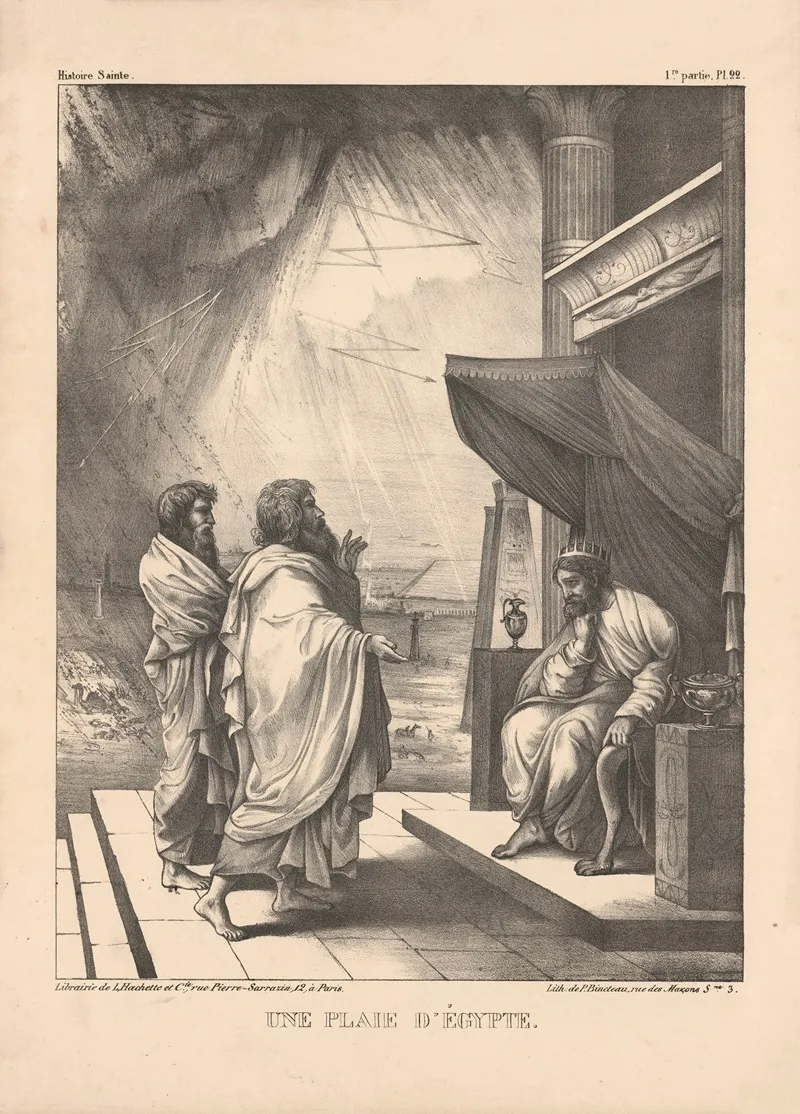 Une Plaie Degypte by P. Bineteau - Canvas Print