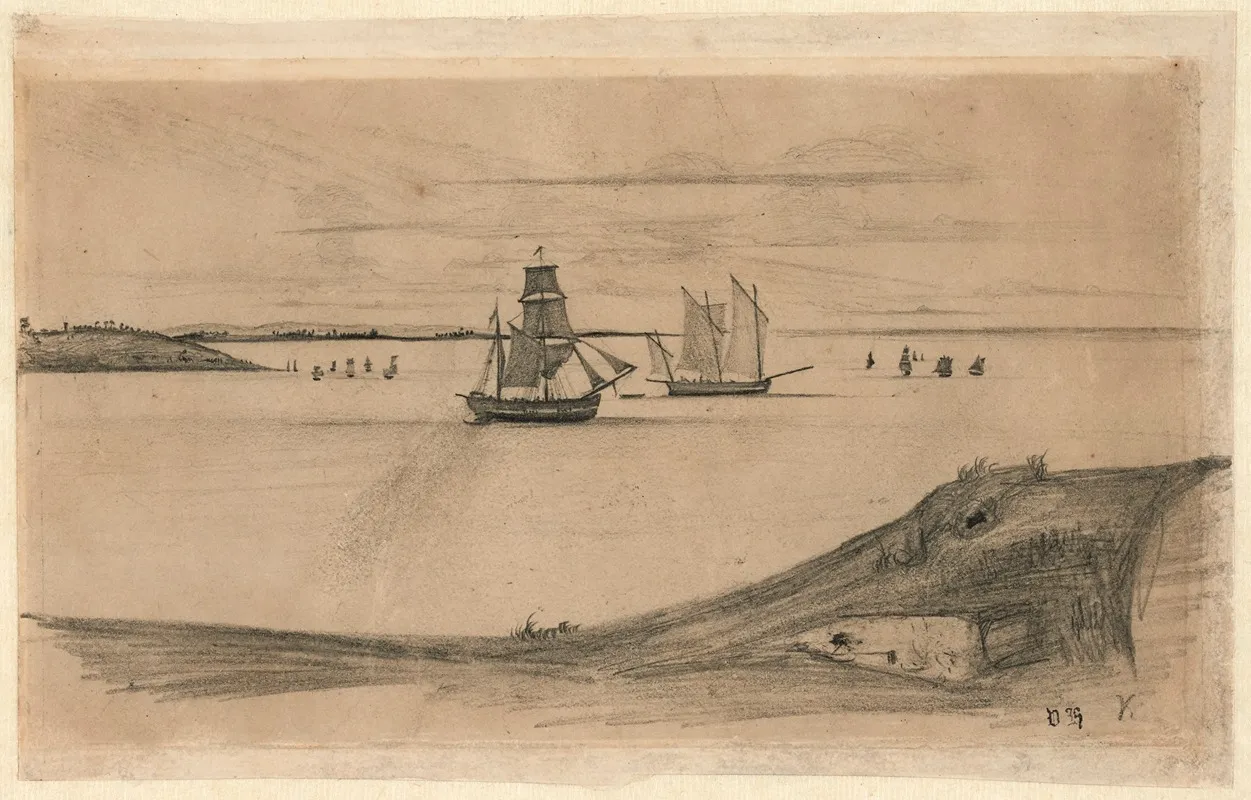 Une Rade by Victor Hugo - Canvas Print