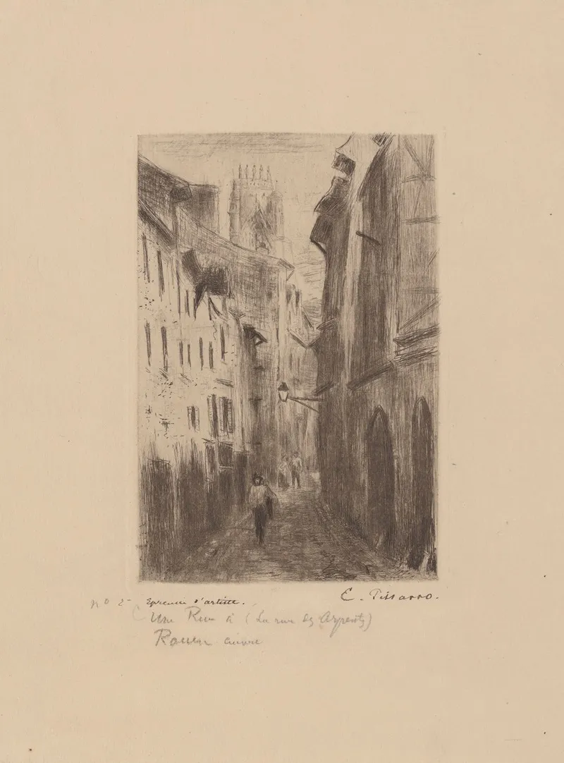 Une Rue A Rouen Rue Des Arpents