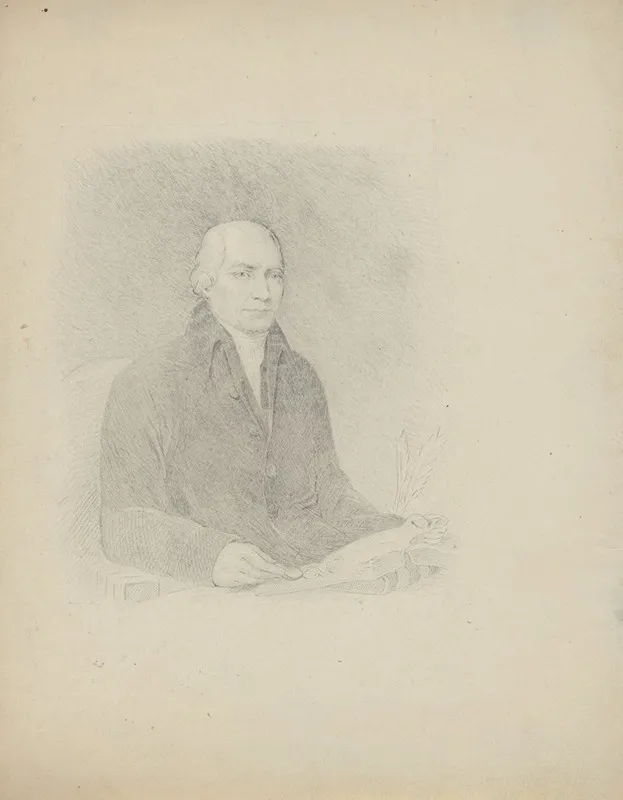 Unidentified Man 5 by James Barton Longacre - Canvas Print