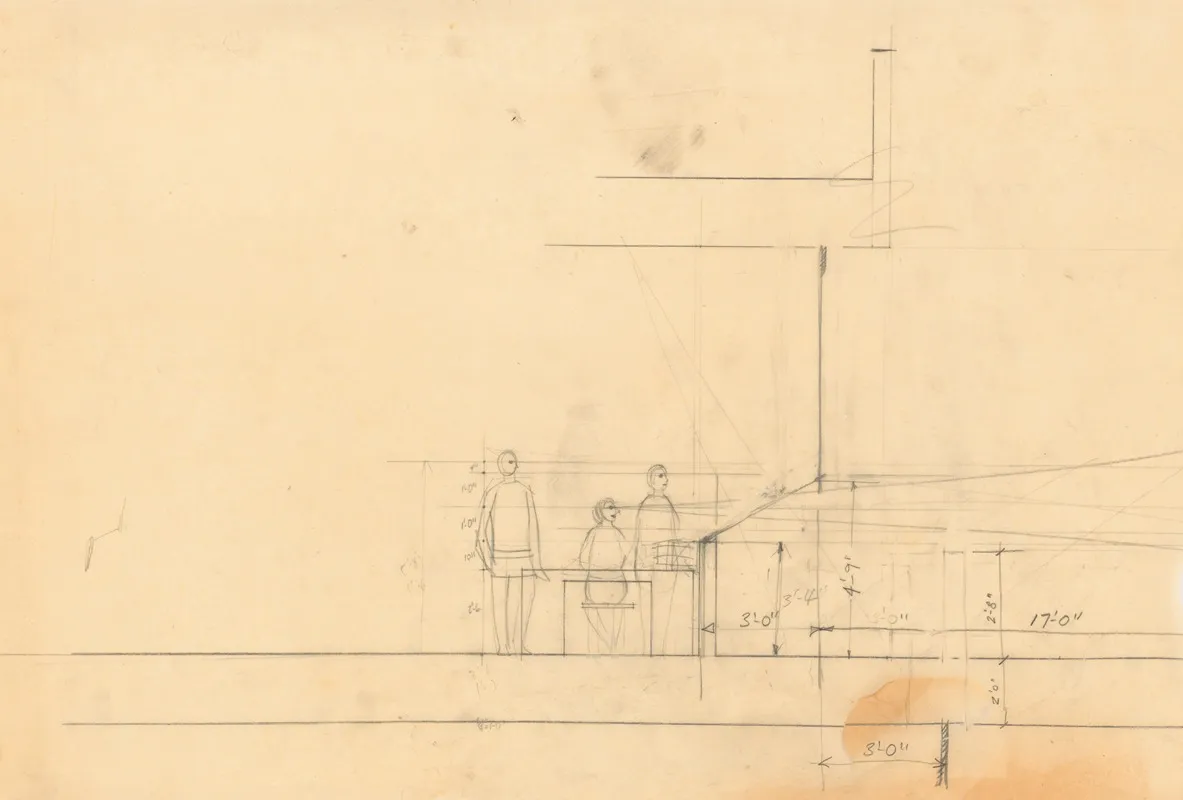 United States Embassy Colombo Sri Lanka Window Sketch