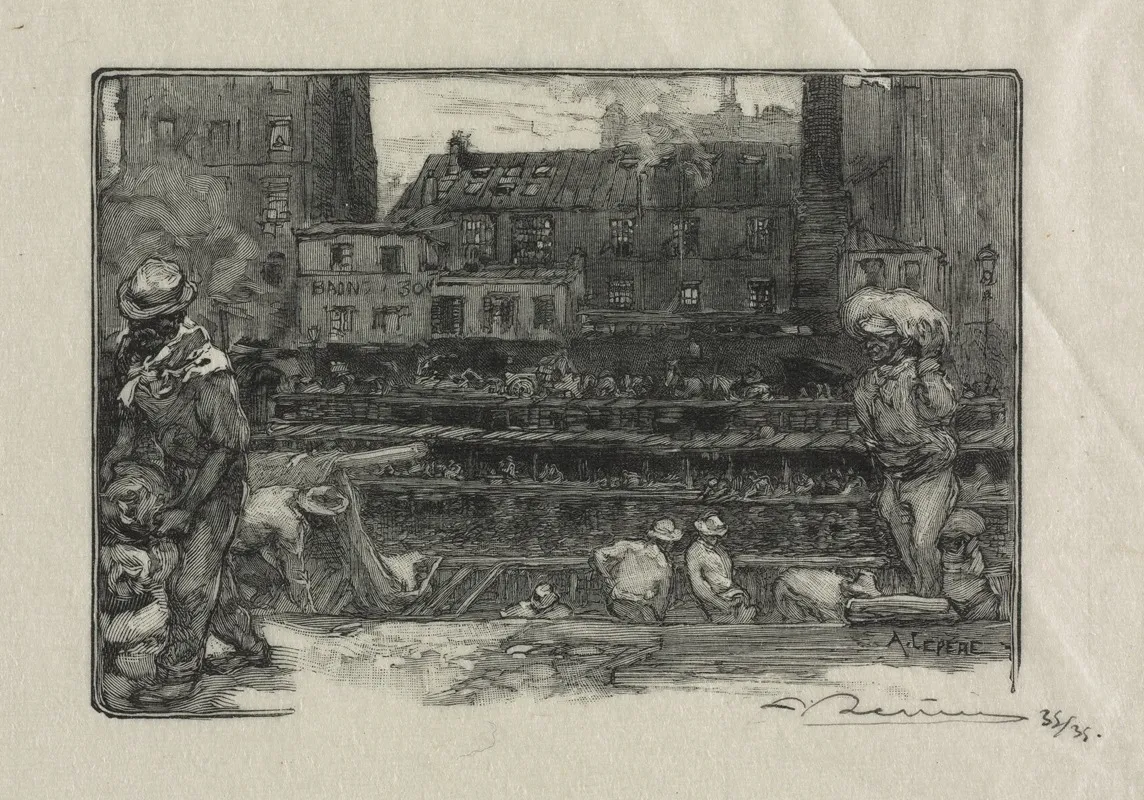 Unloaders Of Plaster Canal St Martin