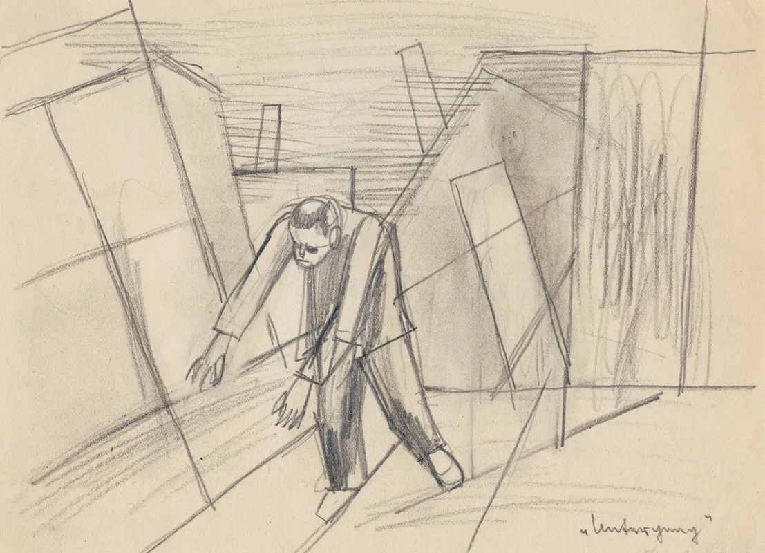 Untergang by Karl Wiener - Canvas Print