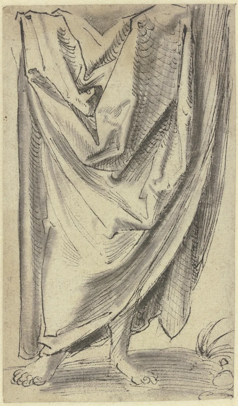 Unterkorper Einer Stehenden Figur