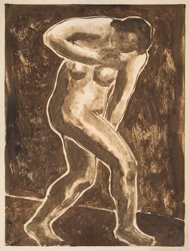 Untitled 105 by Abraham Walkowitz - Canvas Print