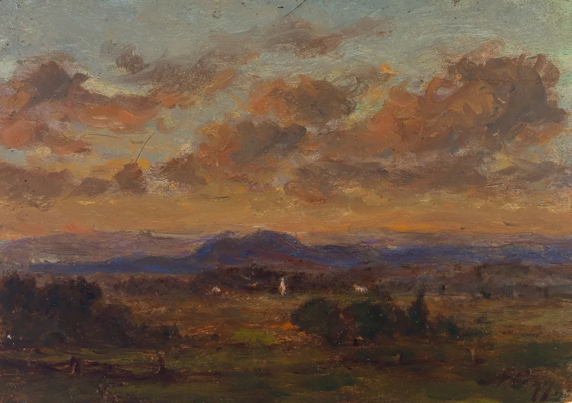 Untitled 22 by Jasper Francis Cropsey - Canvas Print