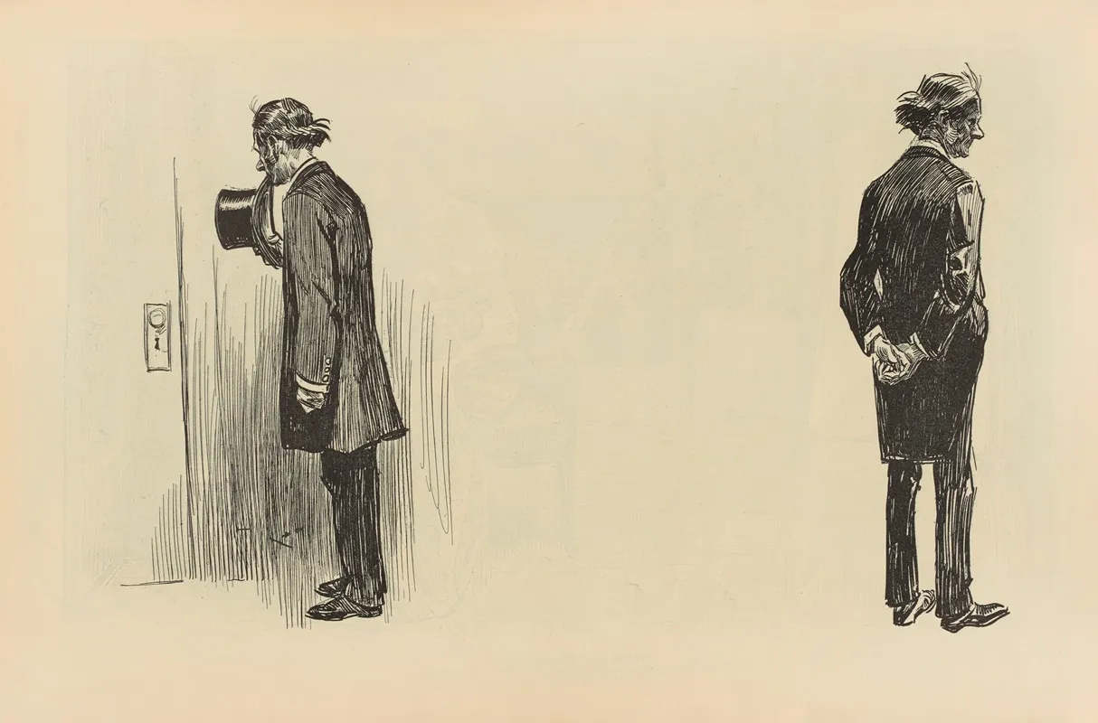 Untitled 259 by Charles Dana Gibson - Canvas Print