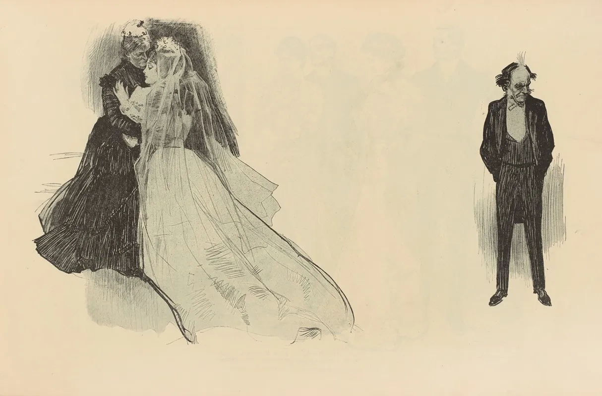 Untitled 274 by Charles Dana Gibson - Canvas Print