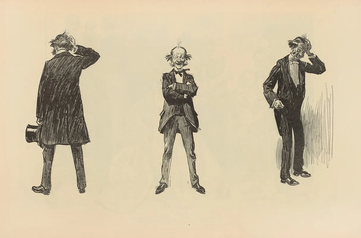 Untitled 276 by Charles Dana Gibson - Canvas Print