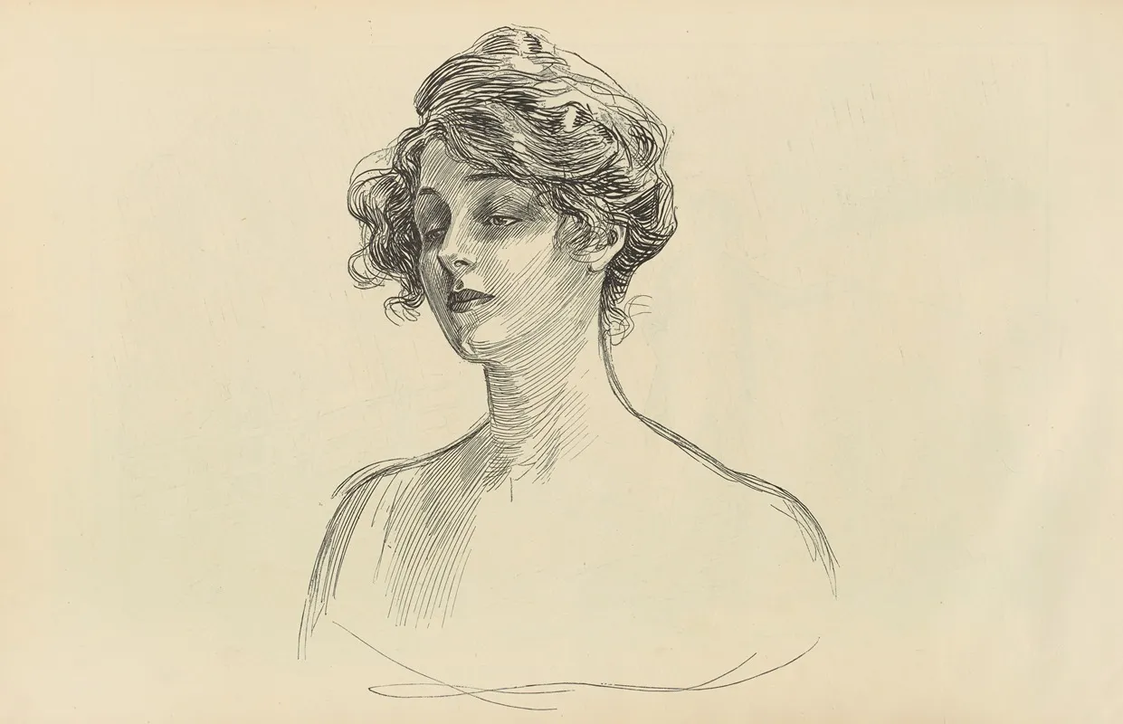 Untitled 290 by Charles Dana Gibson - Canvas Print