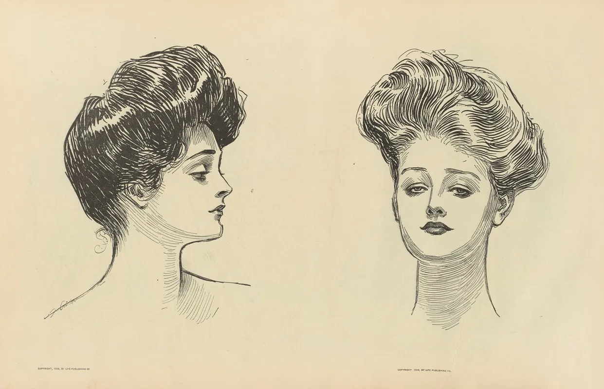 Untitled 300 by Charles Dana Gibson - Canvas Print