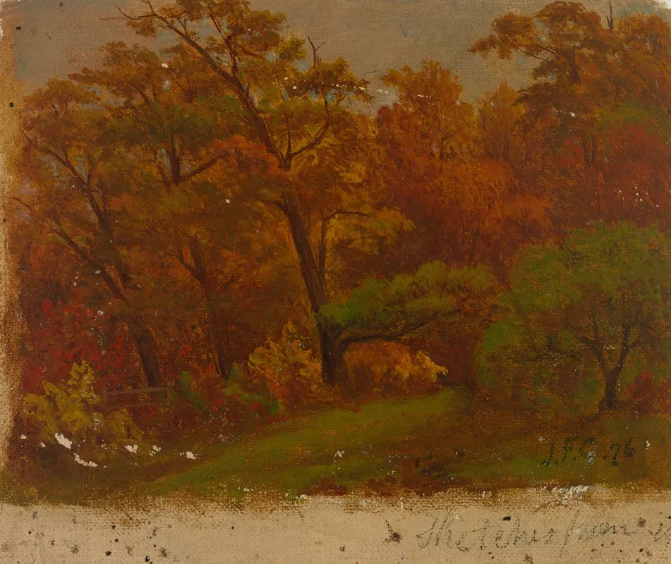 Untitled 323 by Jasper Francis Cropsey - Canvas Print