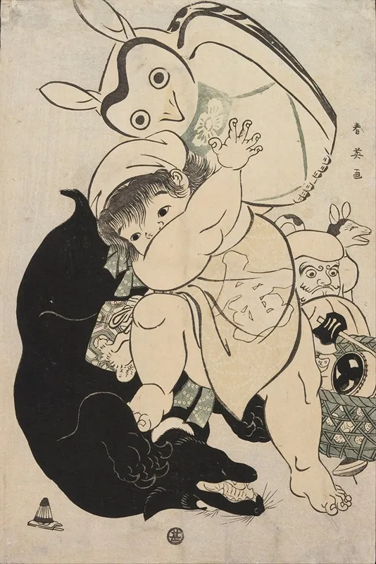 Untitled Kintaro Playing