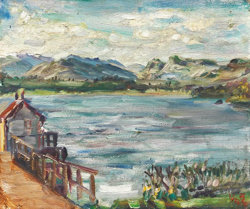 Untitled Lake Windermere by Kurt Schwitters - Canvas Print