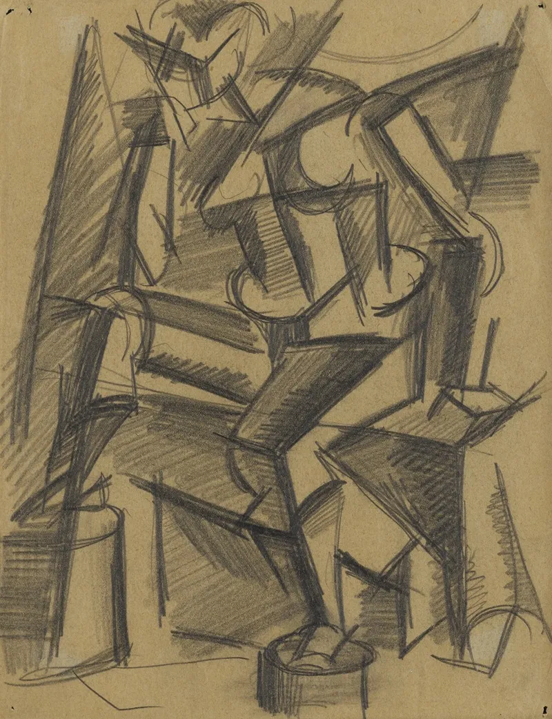 Untitled Seated Nude