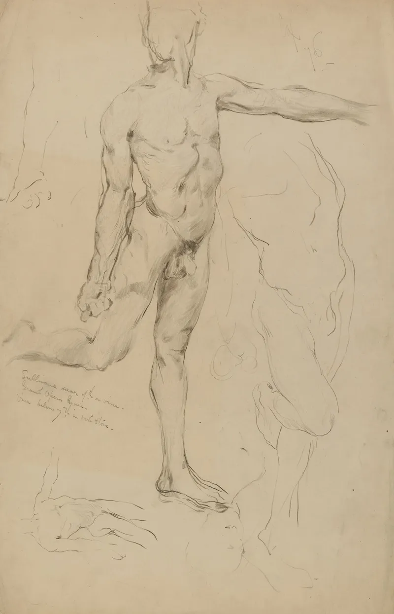 Untitled Studies Of Male Nudes