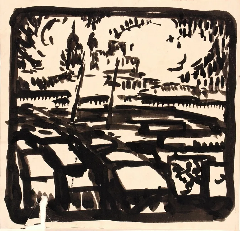 Untitled Vii by Henry Lyman Saÿen - Canvas Print