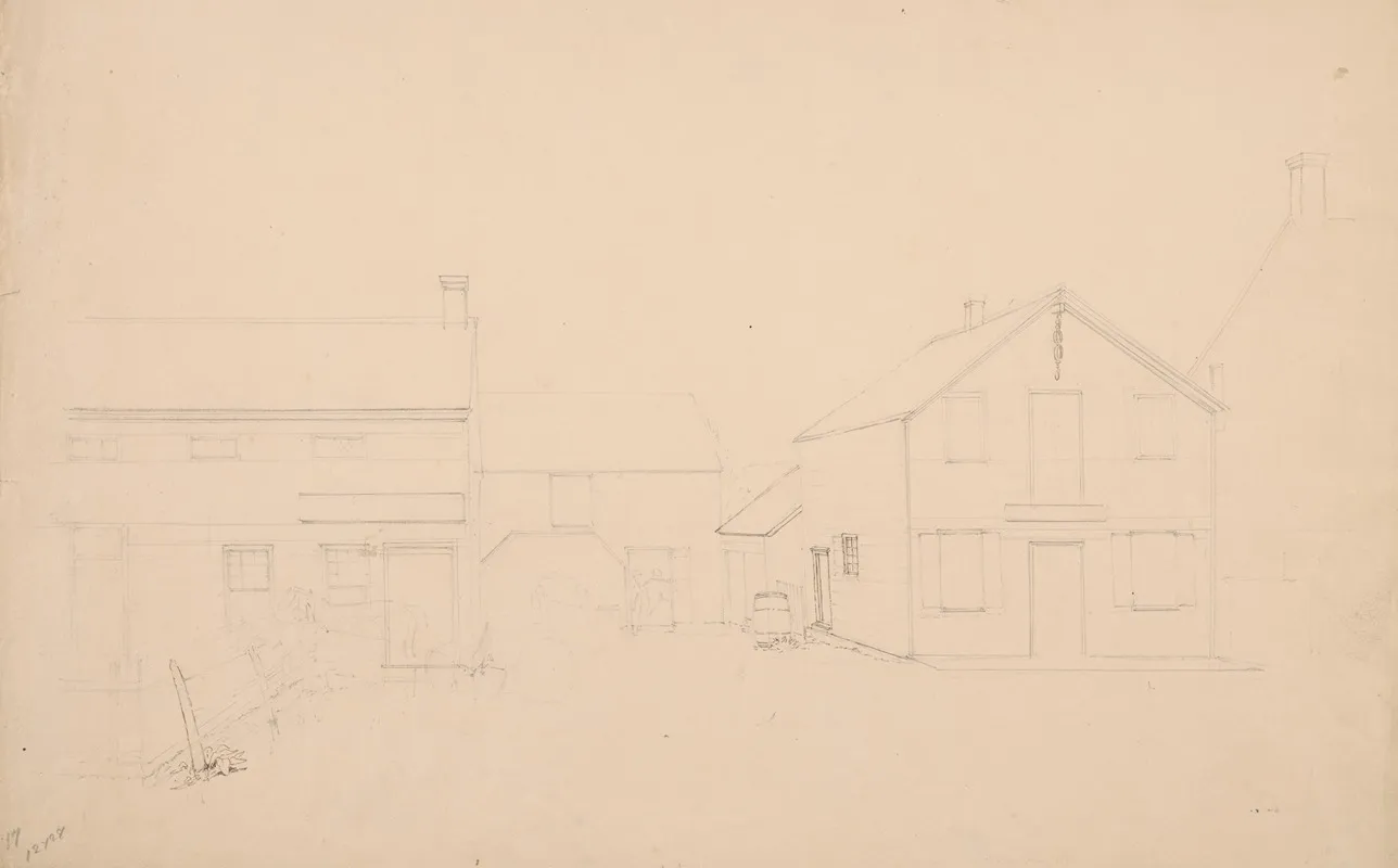 Upper Red Hook by John Rubens Smith - Canvas Print