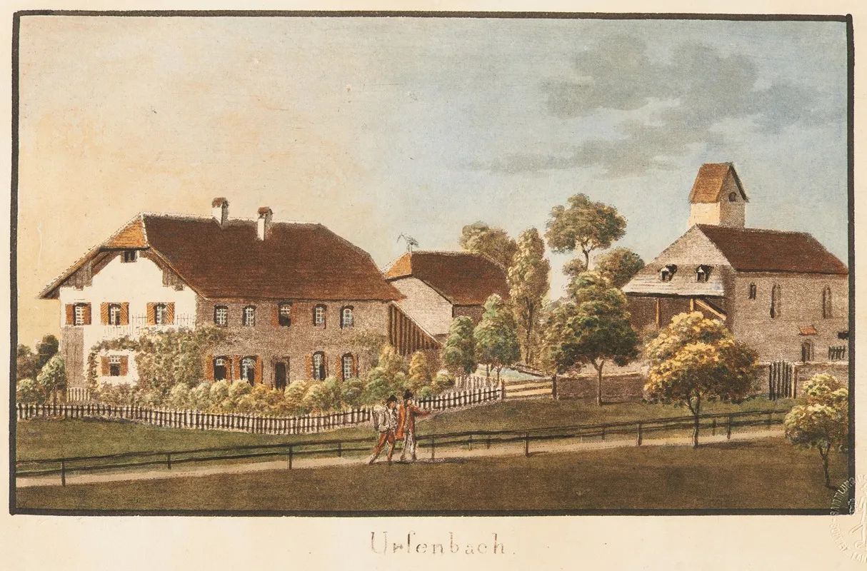 Ursenbach by Jakob Samuel Weibel - Canvas Print