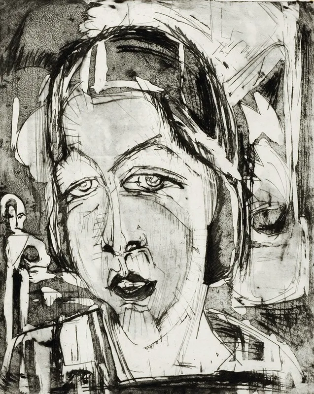 Ursulina Ii by Albert Müller - Canvas Print