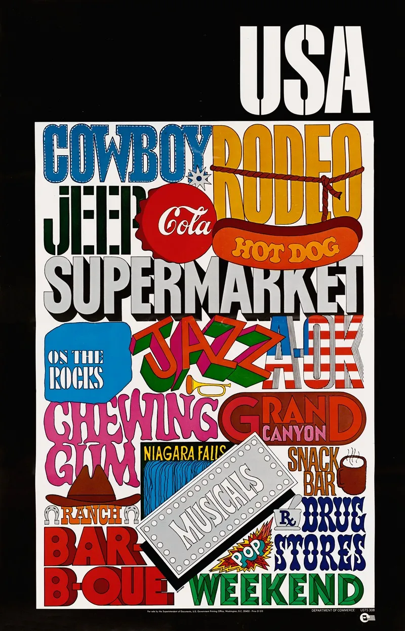 Usa by U.S. Information Agency - Canvas Print