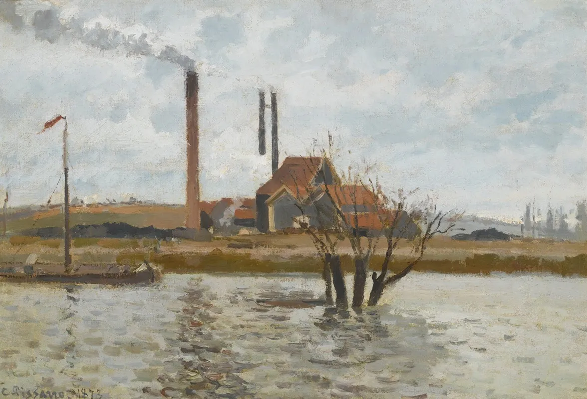 Usine A Saint Ouen Laumone La Crue De Loise