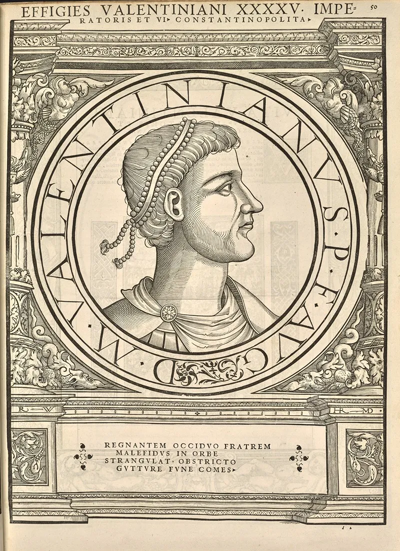 Valentinian Ii by Jacopo Strada - Canvas Print