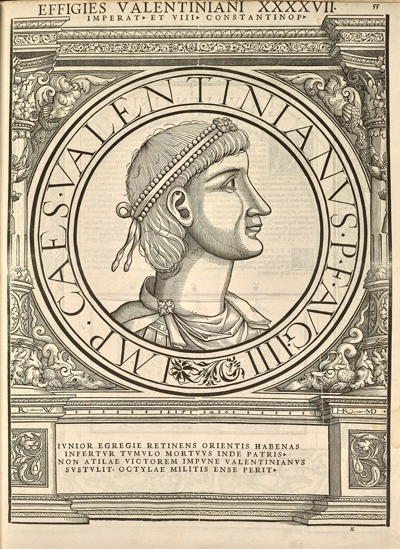 Valentinian Iii by Jacopo Strada - Canvas Print