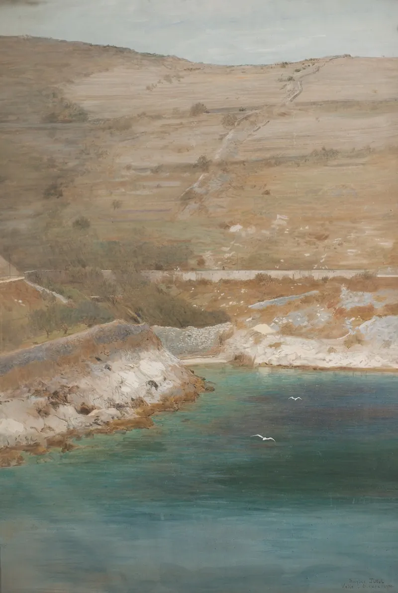 Valle Oscura by Eugen Jettel - Canvas Print