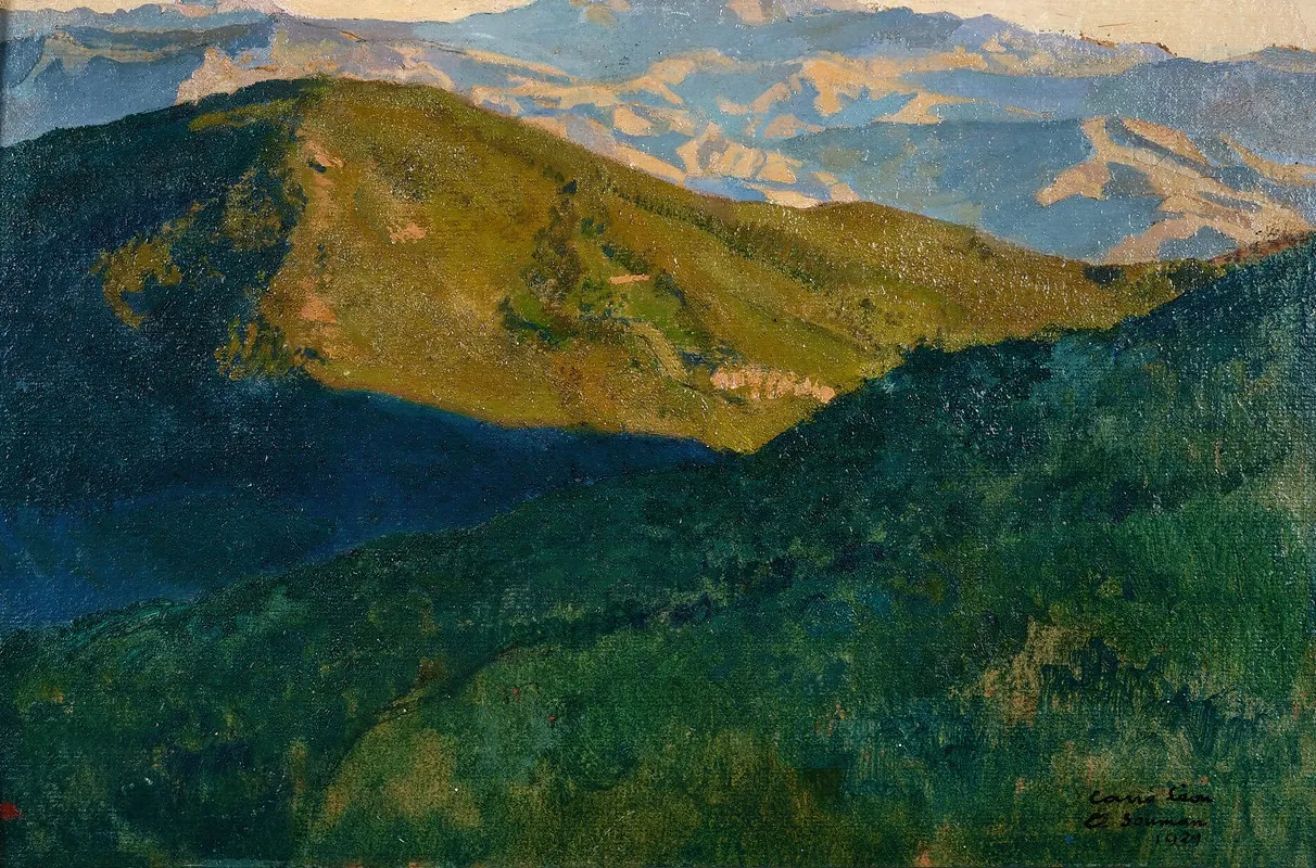 Vallee De La Soummam by Léon Carré - Canvas Print