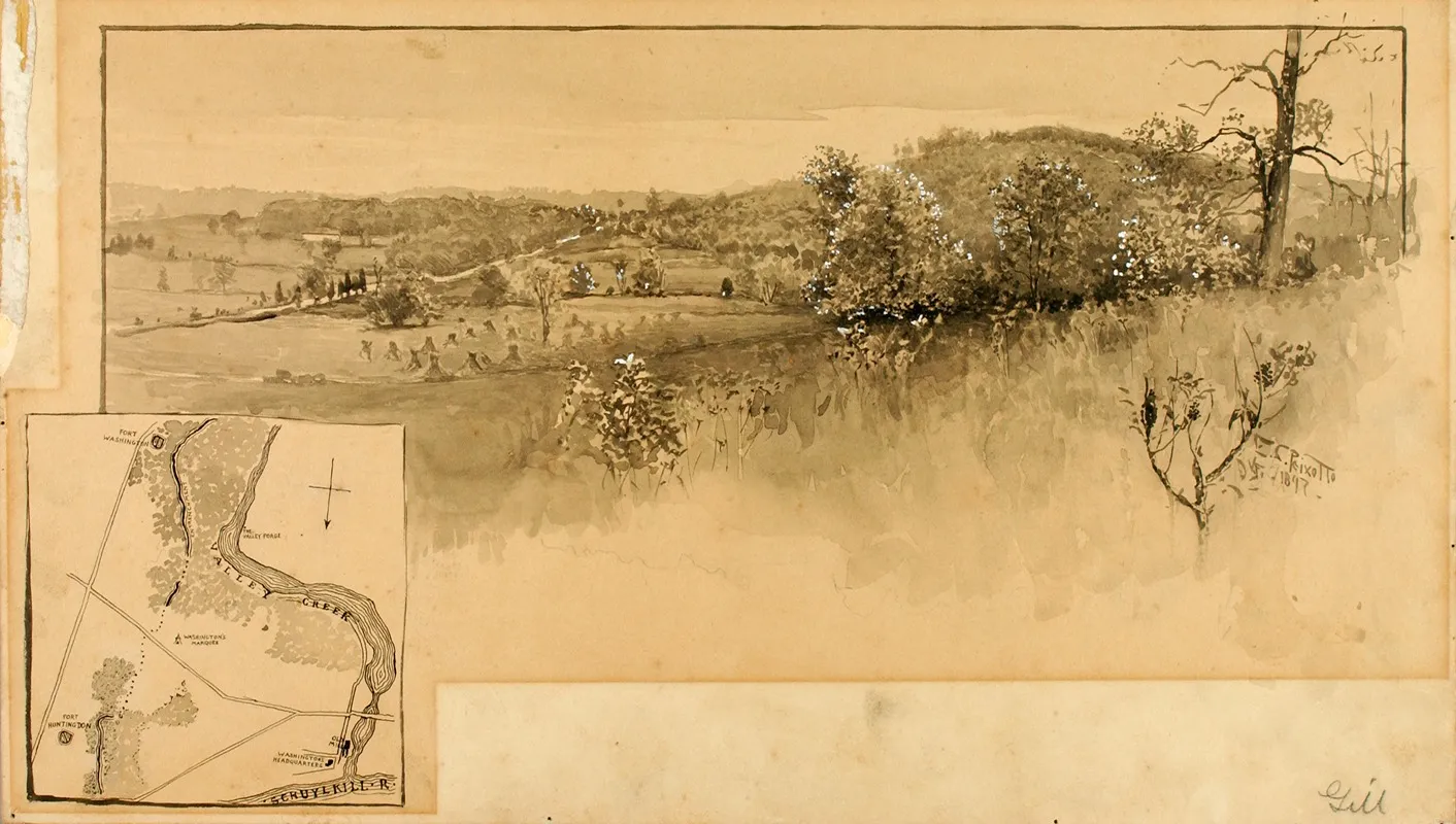 Valley Forge by Ernest Peixotto - Canvas Print