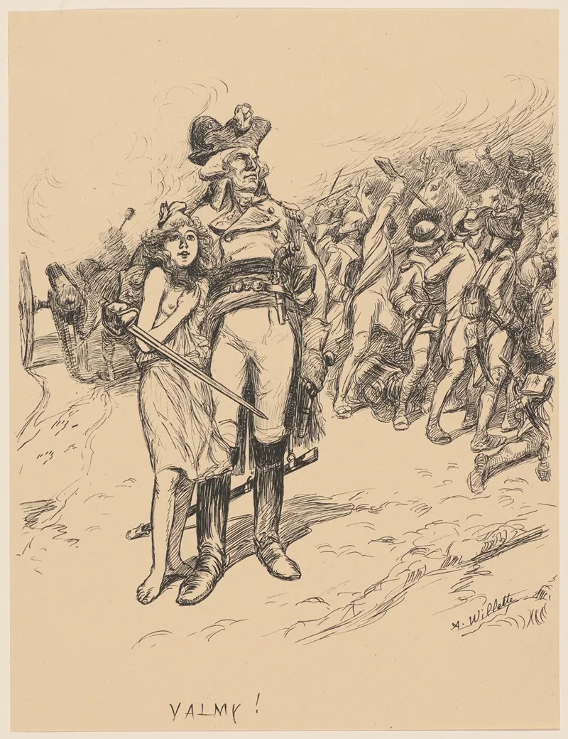 Valmy by Adolphe Léon Willette - Canvas Print