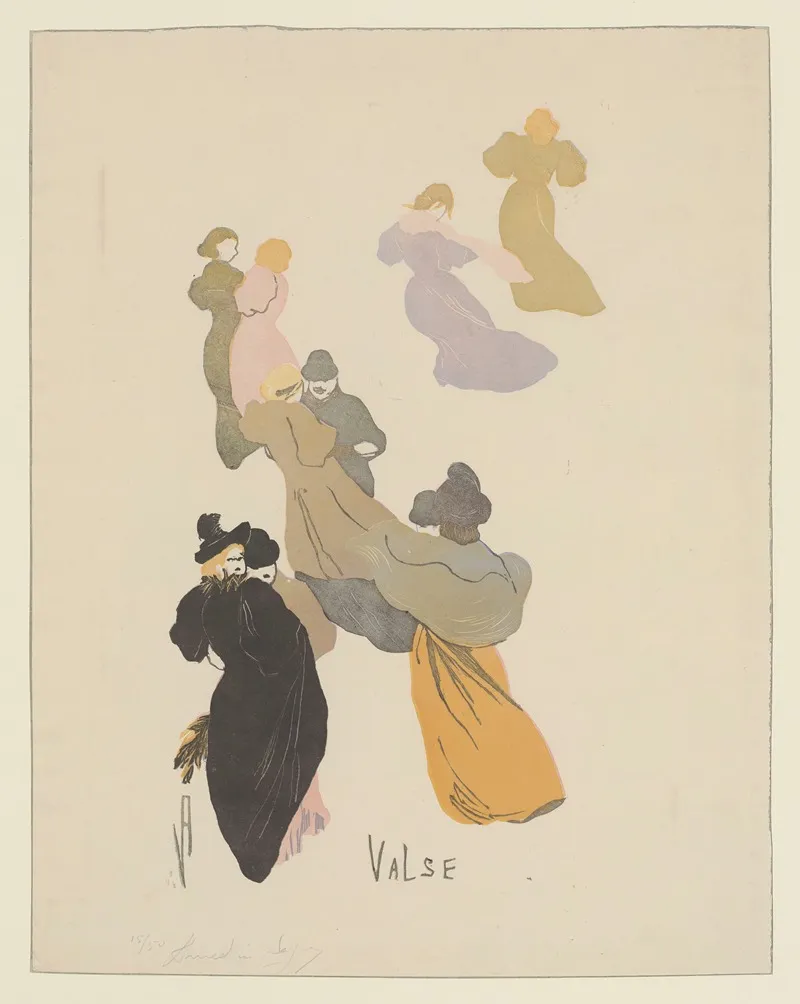 Valse 2 by Amédée Joyau - Canvas Print
