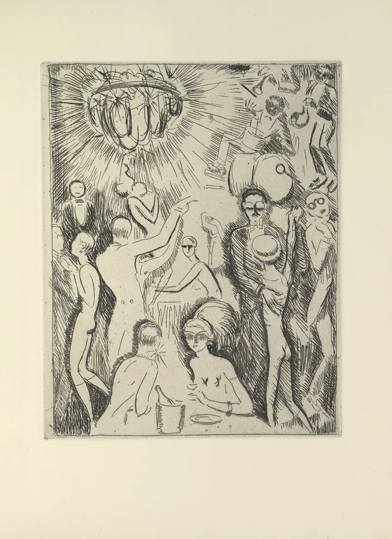 Van Dongen Boite De Nuit by Paul Valéry - Canvas Print