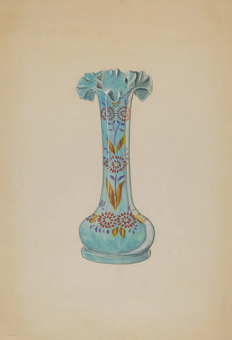 Vase 15 by Dorothy Posten - Canvas Print