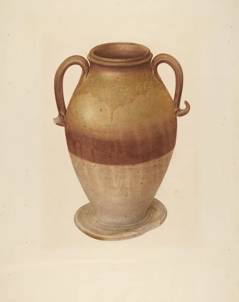 Vase 29 by Isadore Goldberg - Canvas Print