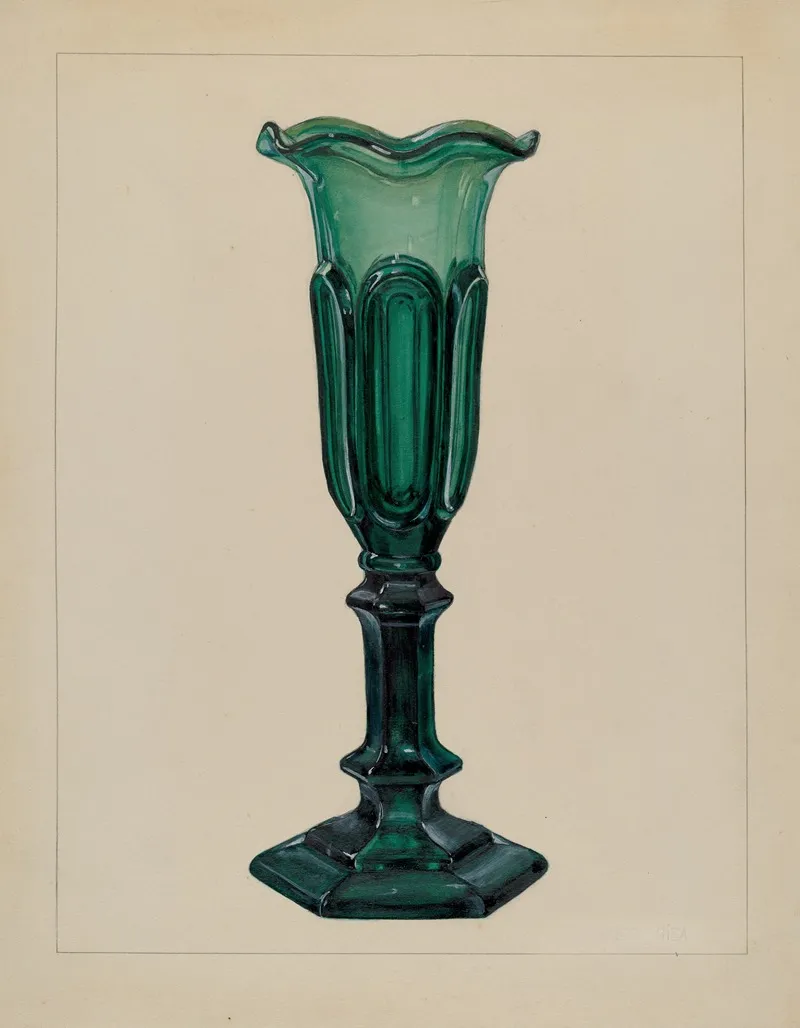 Vase 42 by Janet Riza - Canvas Print